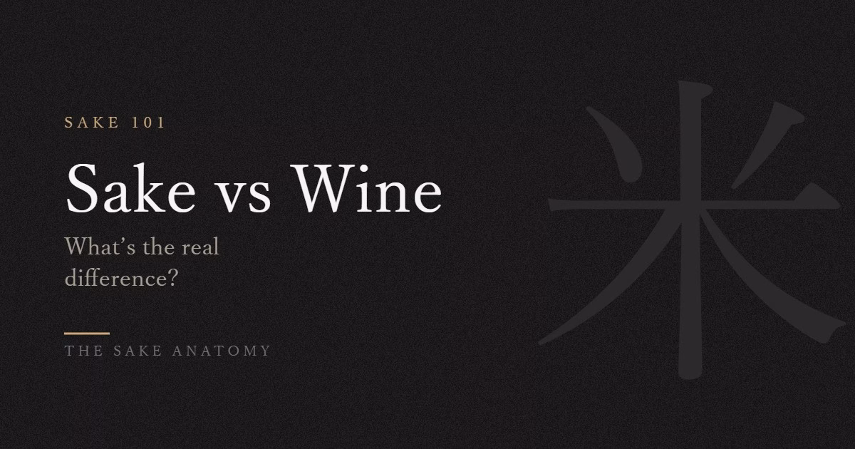 Sake vs wine: what is the real difference
