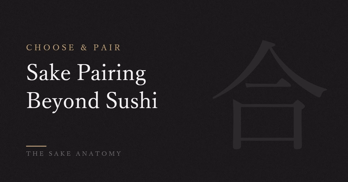 sake food pairing